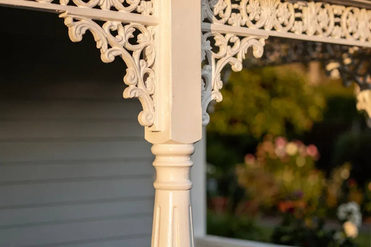 Victorian verandah lacework detail