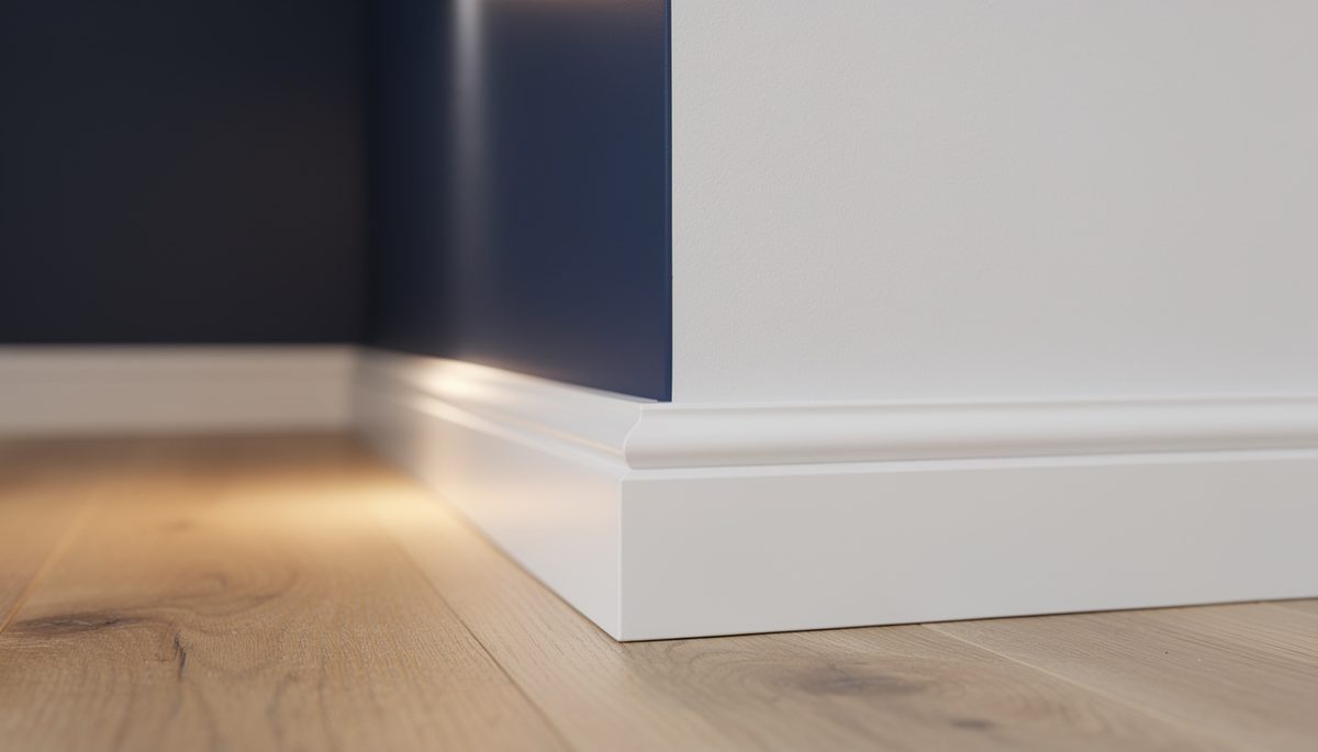 Precision cut-in brush work on a Williamstown home showing clean paint lines where wall meets ceiling